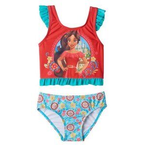 New Disney Princess Elene 2 pc Swimwear UPF 50+ Tankini suit Toddler Girls 3T